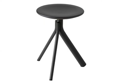MAIN 1121 - Swivel trestle-based ash stool by Et al. - view 2